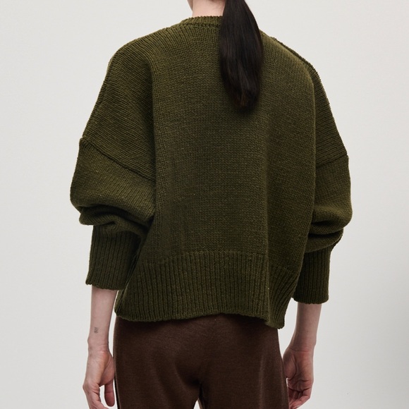 Babaa 75 wool sweater in Alga - Picture 3 of 14